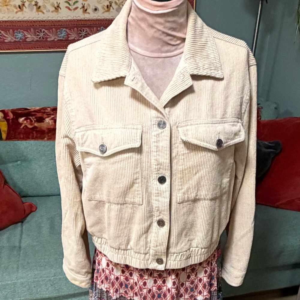 Pacific Republic Pull&Bear Corduroy Light Beige C… - image 5